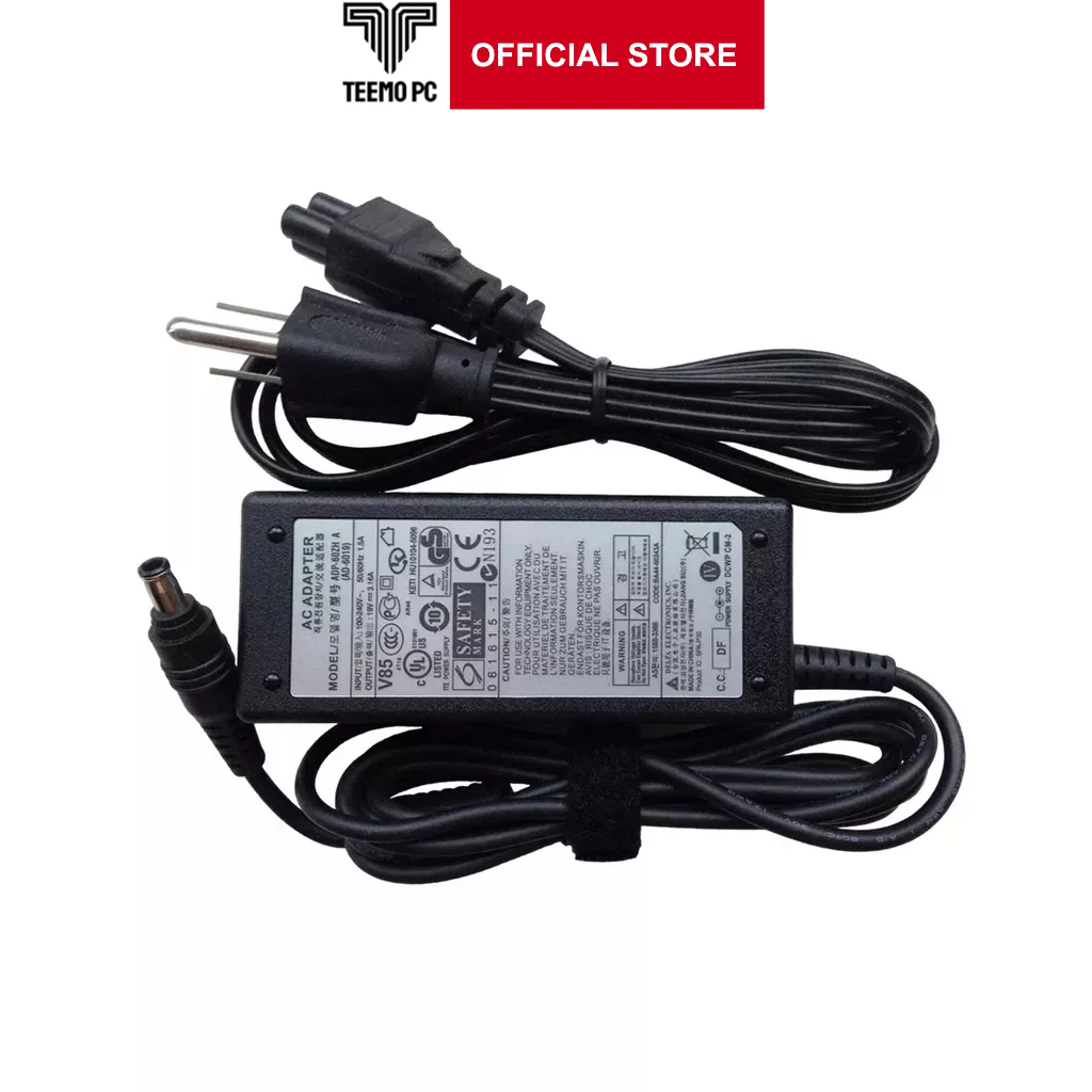 Sạc Cho Laptop Samsung 19V-2.1A Đầu 3.0*1.1Mm - Hàng Zin New Seal TEEMO PC TEAC1264