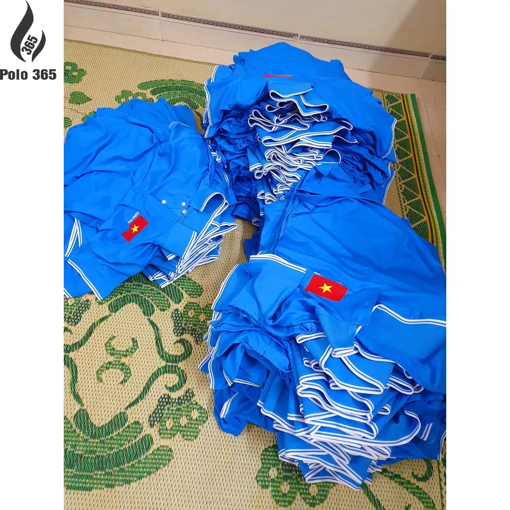 Áo Thun polo Cờ Đỏ Sao Vàng Việt Nam có cổ - Chất cá sấu poly