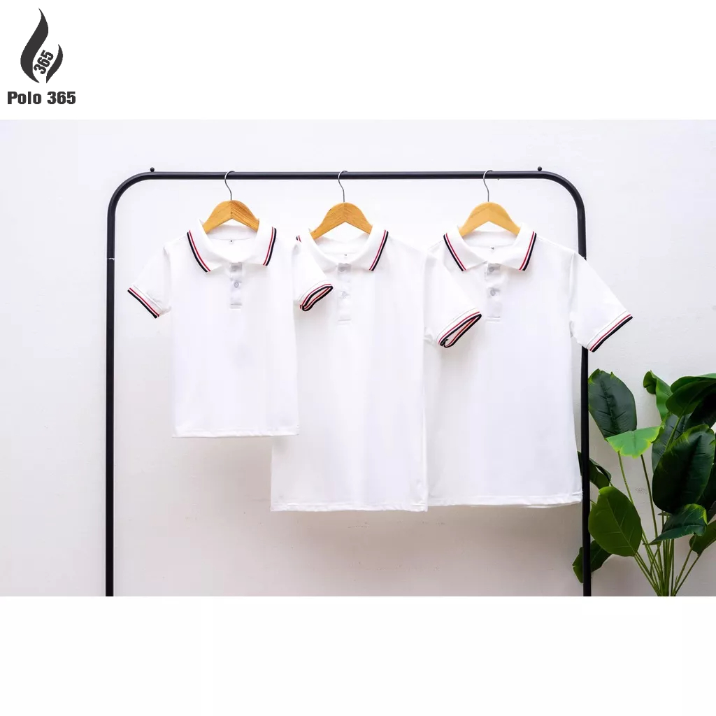 Áo đồng phục Gia Đình có cổ, áo thun polo trẻ em - chất cá sấu poly thoáng mát