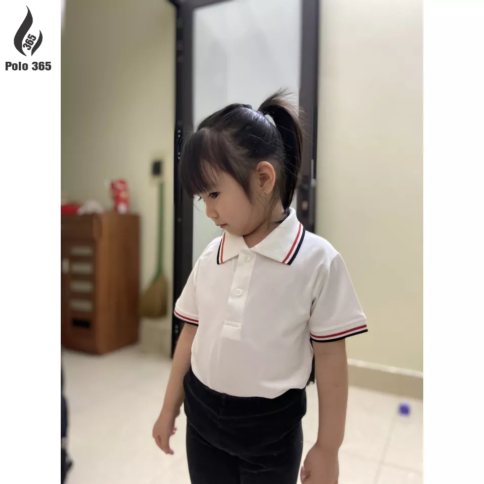 Áo đồng phục Gia Đình có cổ, áo thun polo trẻ em - chất cá sấu poly thoáng mát