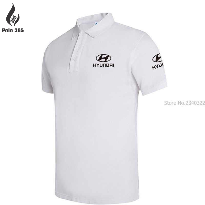 Áo thun polo cao cấp Huyndai -  Chất liệu cá sấu Poly 4c