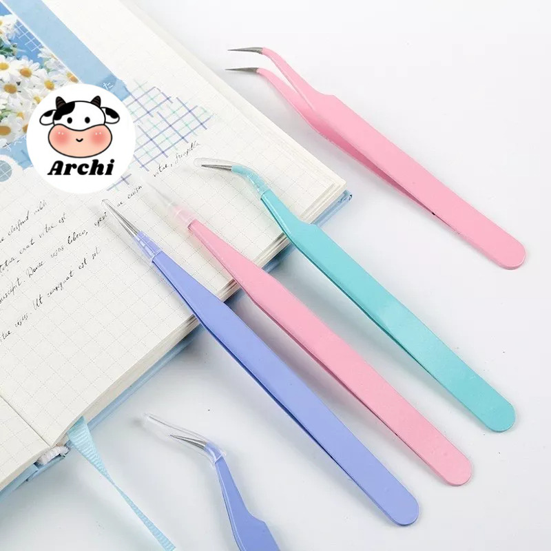 Nhíp Gắp sticker Hình Dán Hỗ Trợ Trang Trí Album Sổ Tay  bằng thép không gỉ chất lượng cao đa năng tiện lợi