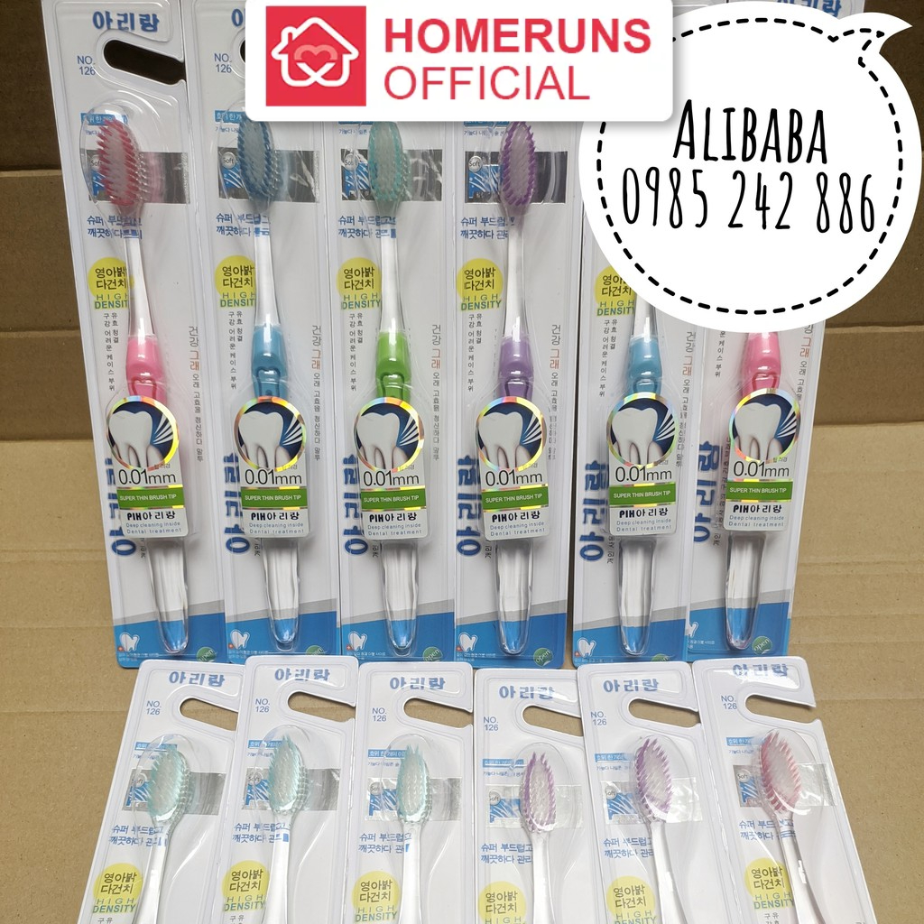 Bàn Chải Đánh Răng Hàn Quốc Siêu Mềm 0,01mm No 126 #B67