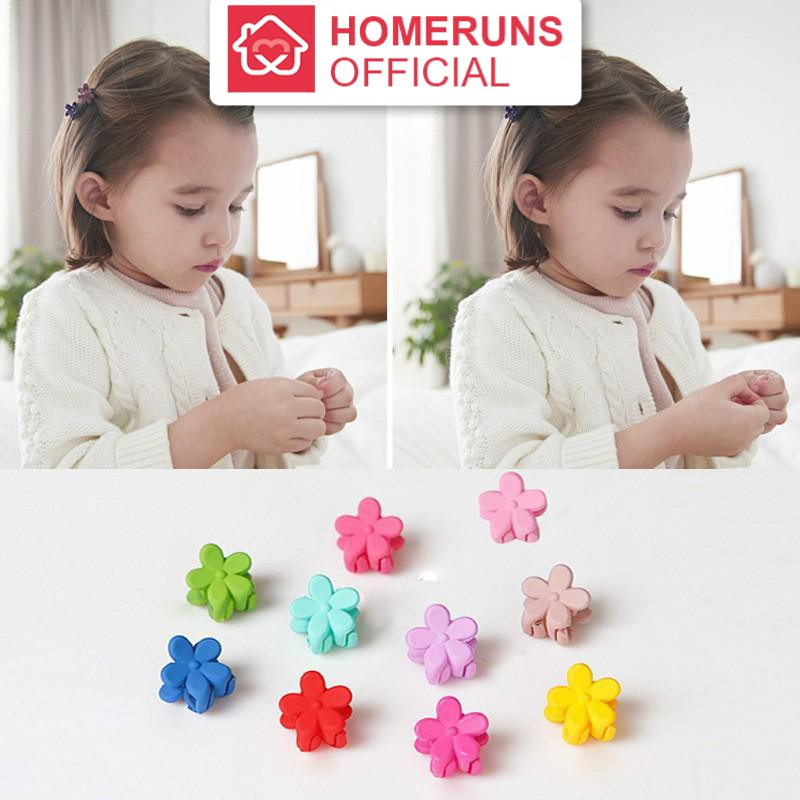 Túi 10 Kẹp Càng Cua Mini Nhiều Màu Cho Bé #KT1001 #97