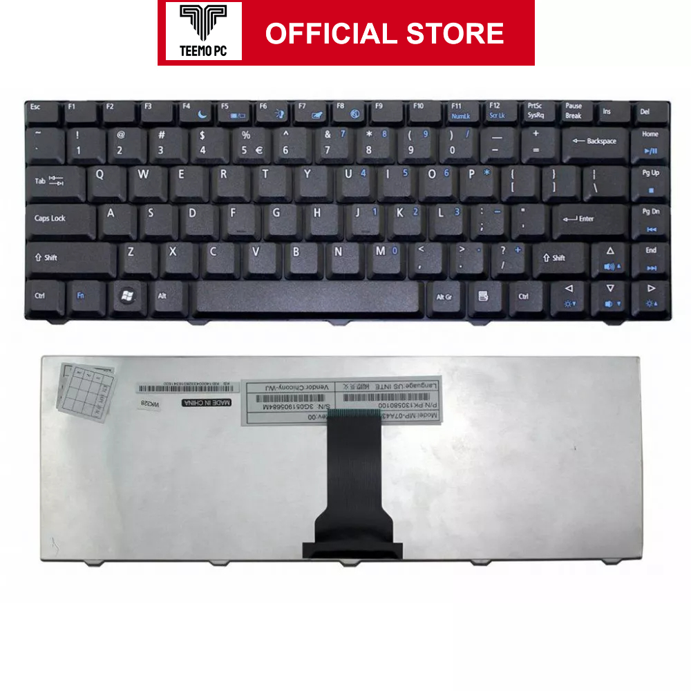 Bàn Phím Cho Laptop Acer Emanchine D720 D520 - Hàng Zin New Seal TEEMO PC KEY1219