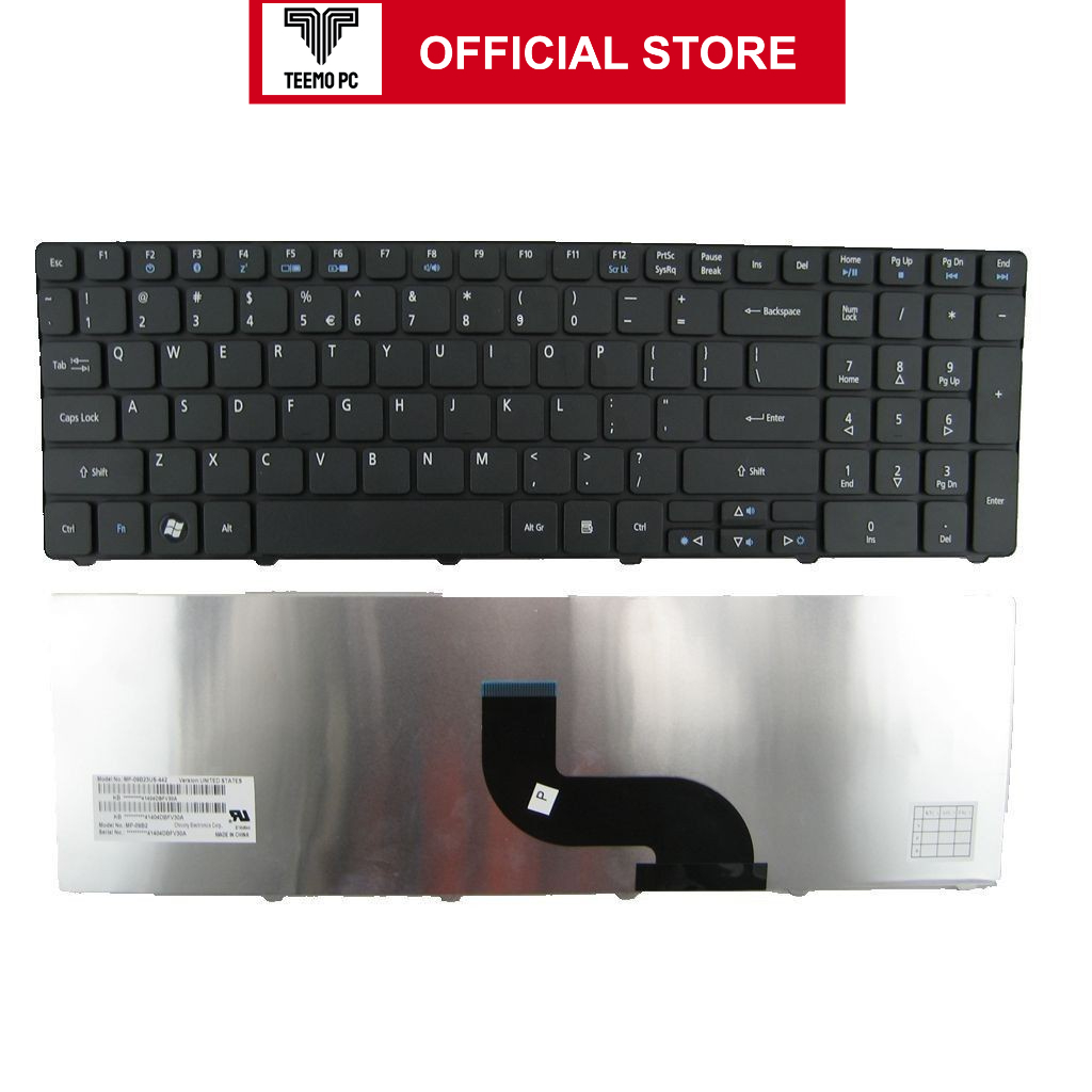 Bàn Phím Cho Laptop Acer 7250 7540 7750 7751 7752 7754 - Hàng Zin New Seal TEEMO PC KEY1104