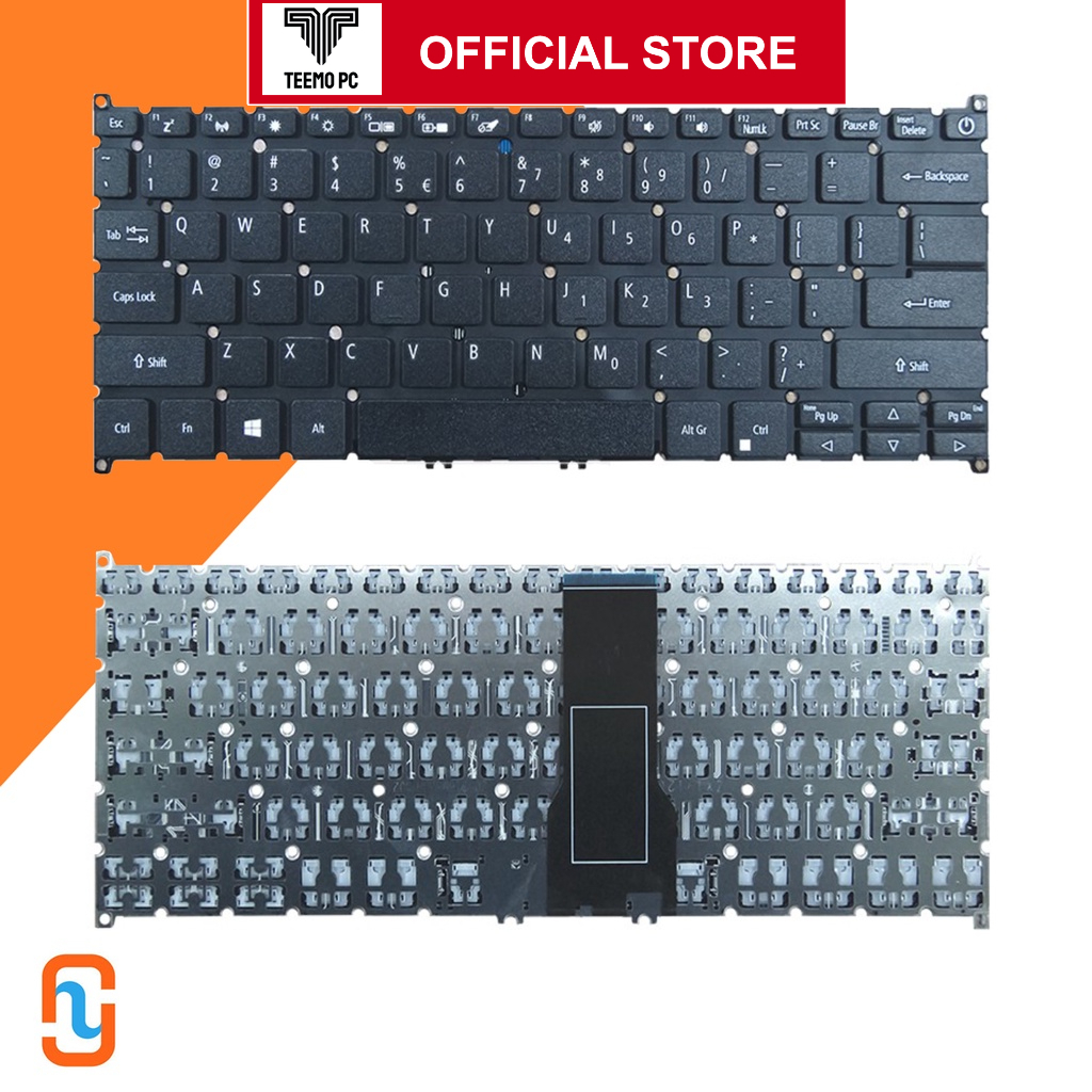 Bàn Phím Cho Laptop Acer Ao1-131 Aspire One Cloudbook Ao1-131 - Hàng Zin New Seal TEEMO PC KEY1107