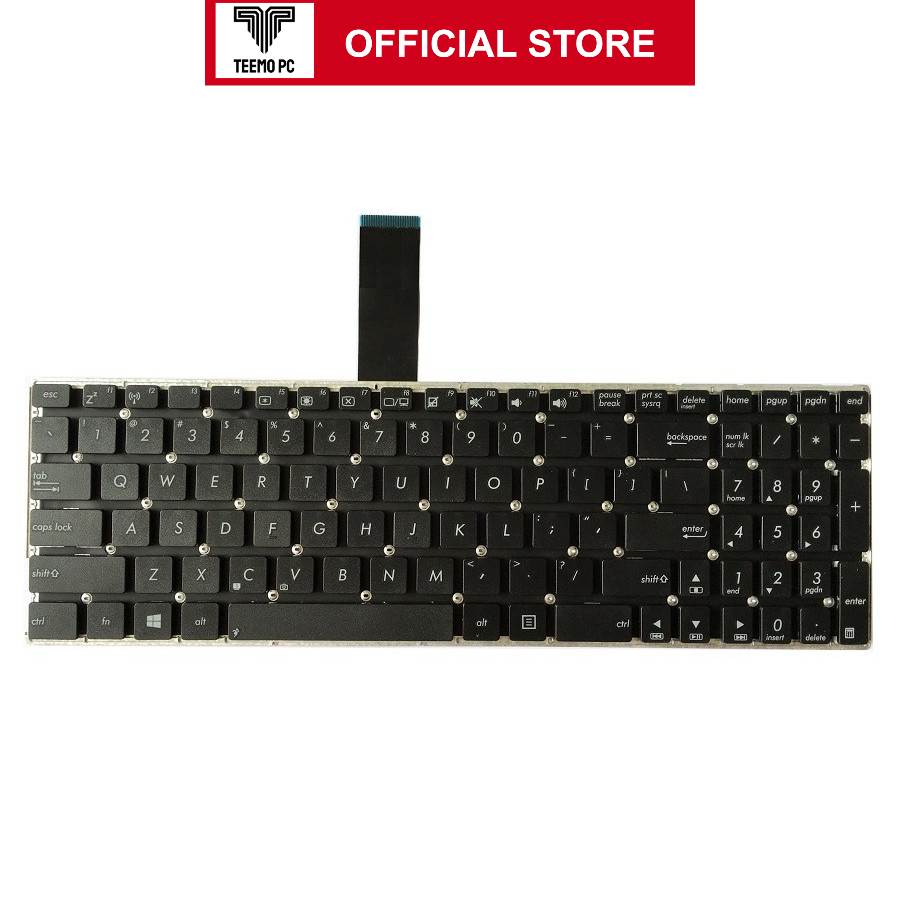 Bàn Phím Cho Laptop Mới Laptop Asus K56 K56Ca X552 X552Cl X550 X550Ca F550 - Hàng Zin New Seal TEEMO PC KEY375