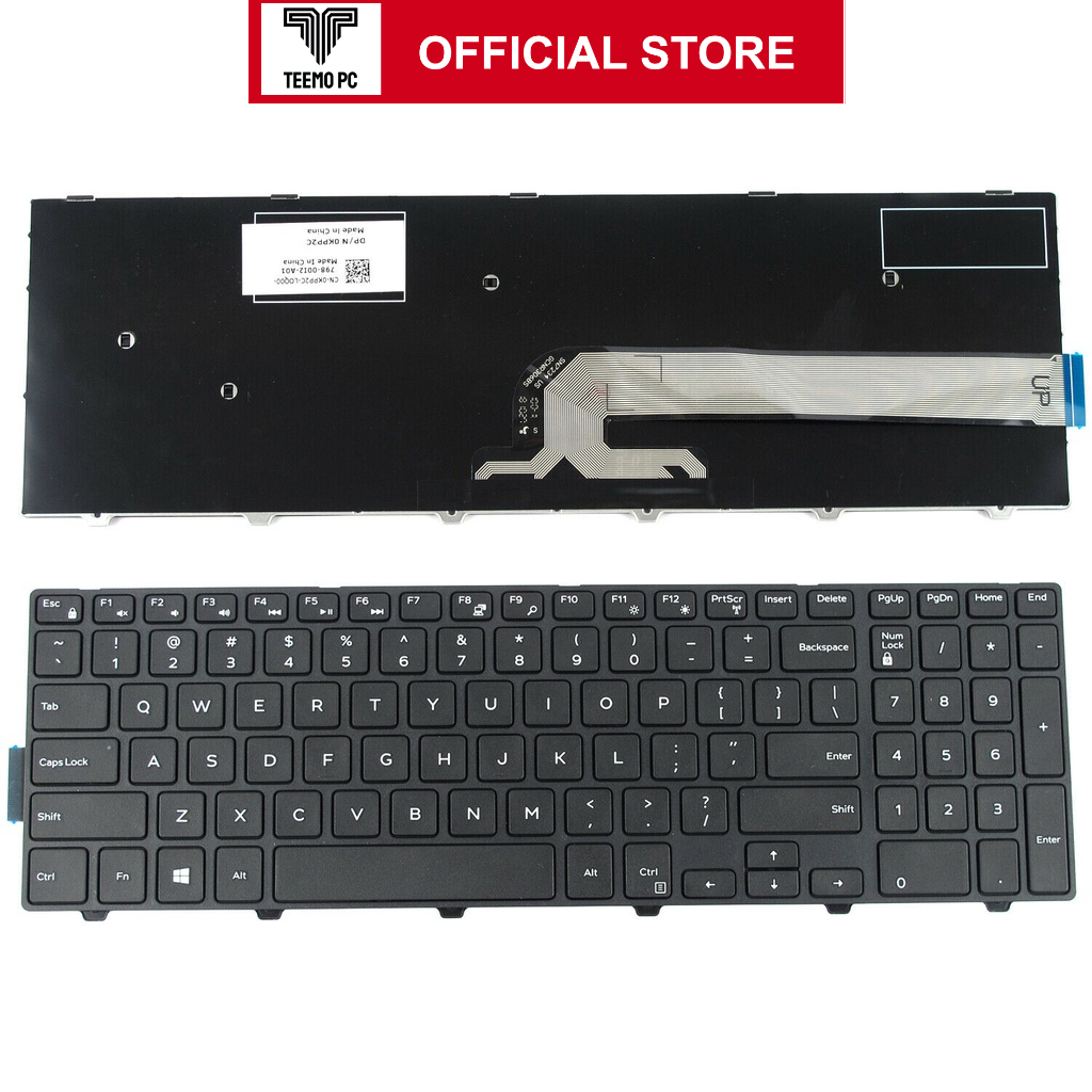 Bàn Phím Cho Laptop Dell Inspiron 15 5000 Series - Hàng Zin New Seal TEEMO PC KEY777