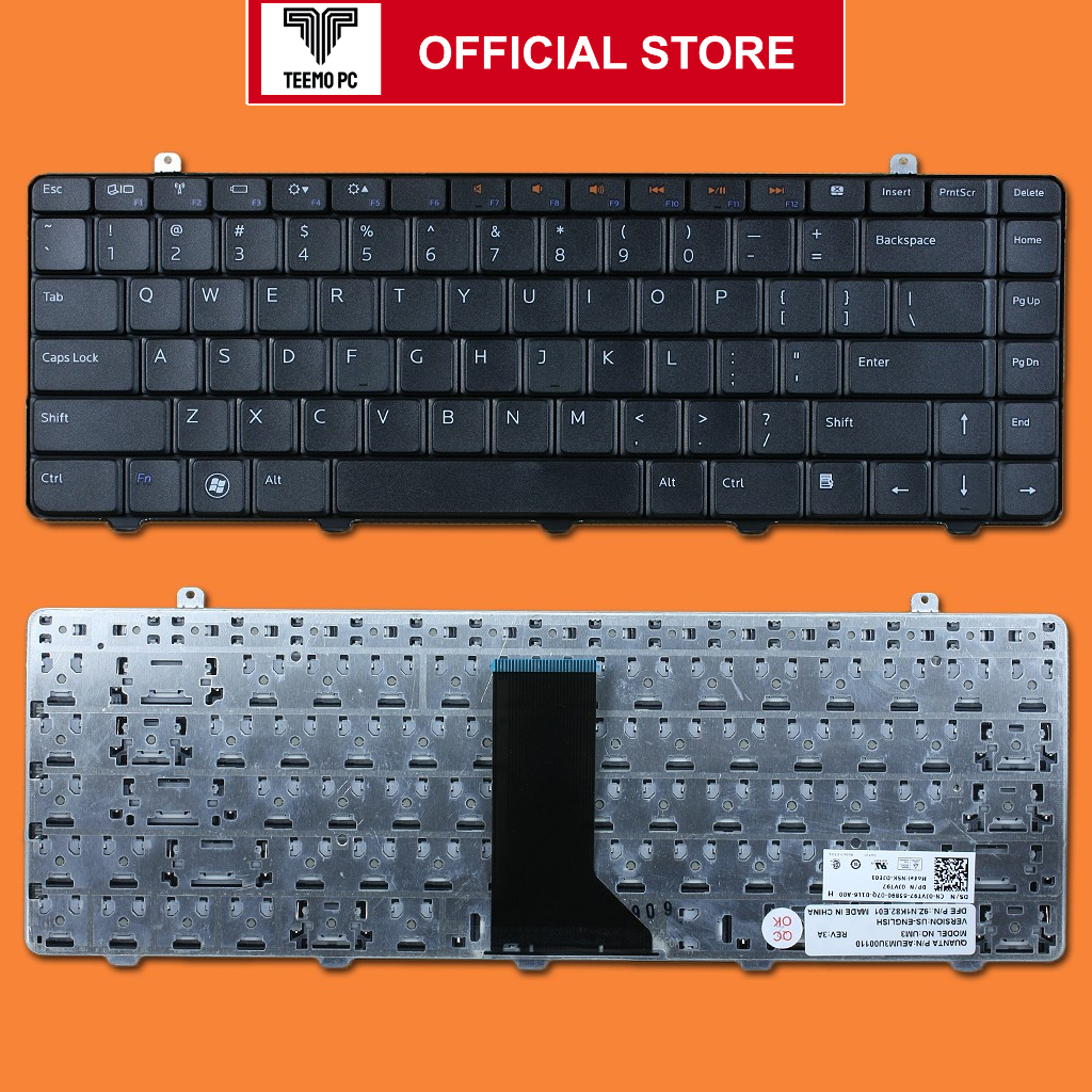 Bàn Phím Cho Laptop Dell Inspiron 1464 - Hàng Zin New Seal TEEMO PC KEY1133