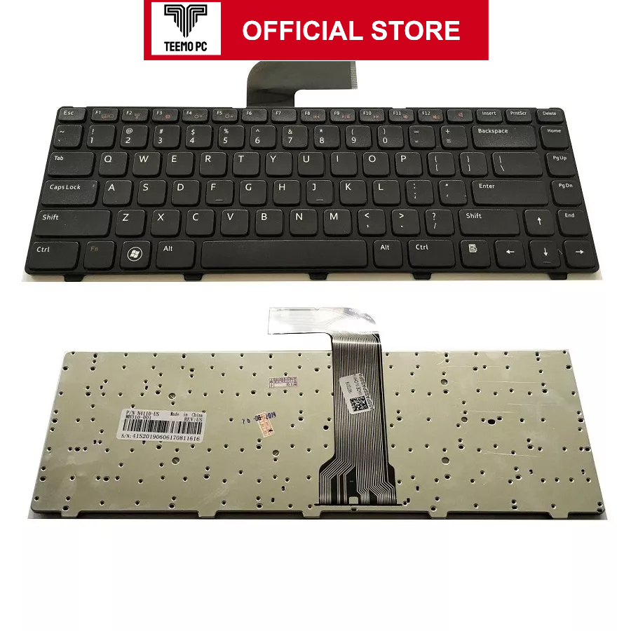 Bàn Phím Cho Laptop Dell Inspiron 14R N4110 M4110 N4050; 15R 5520; Dell Vostro 1450 1440 TEEMO PC KEY692