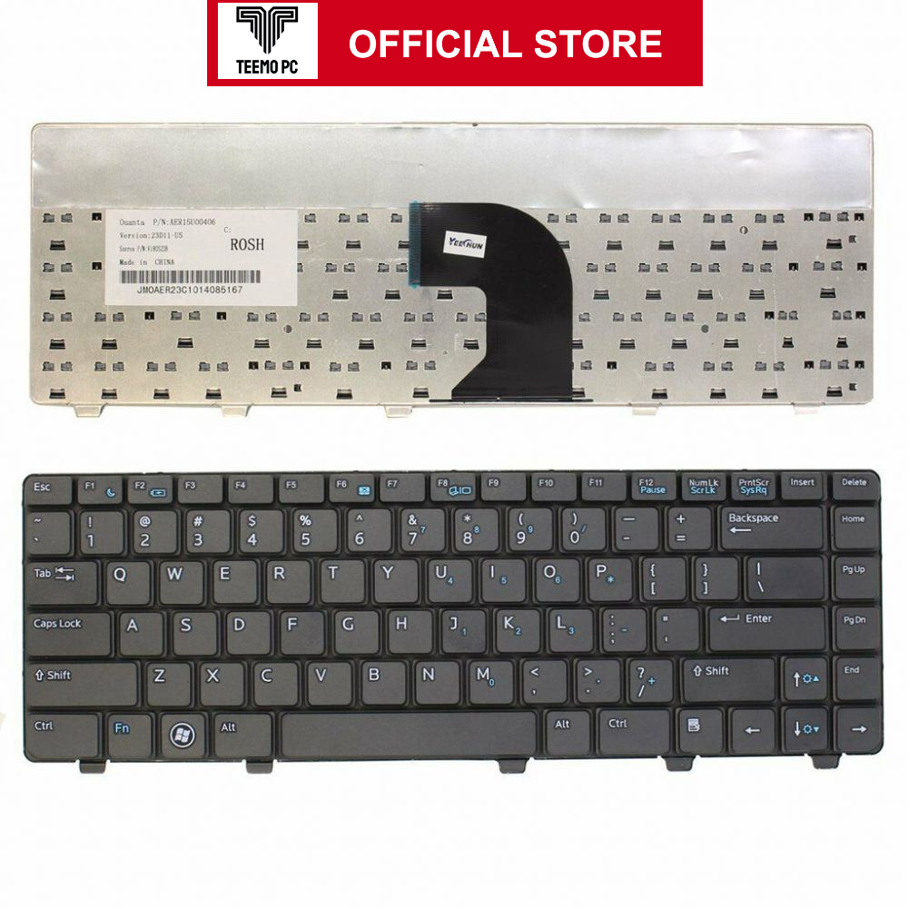 Bàn Phím Cho Laptop Dell Vostro 3300 Vostro 3400 Vostro 3500 - Hàng Zin New Seal TEEMO PC KEY1325
