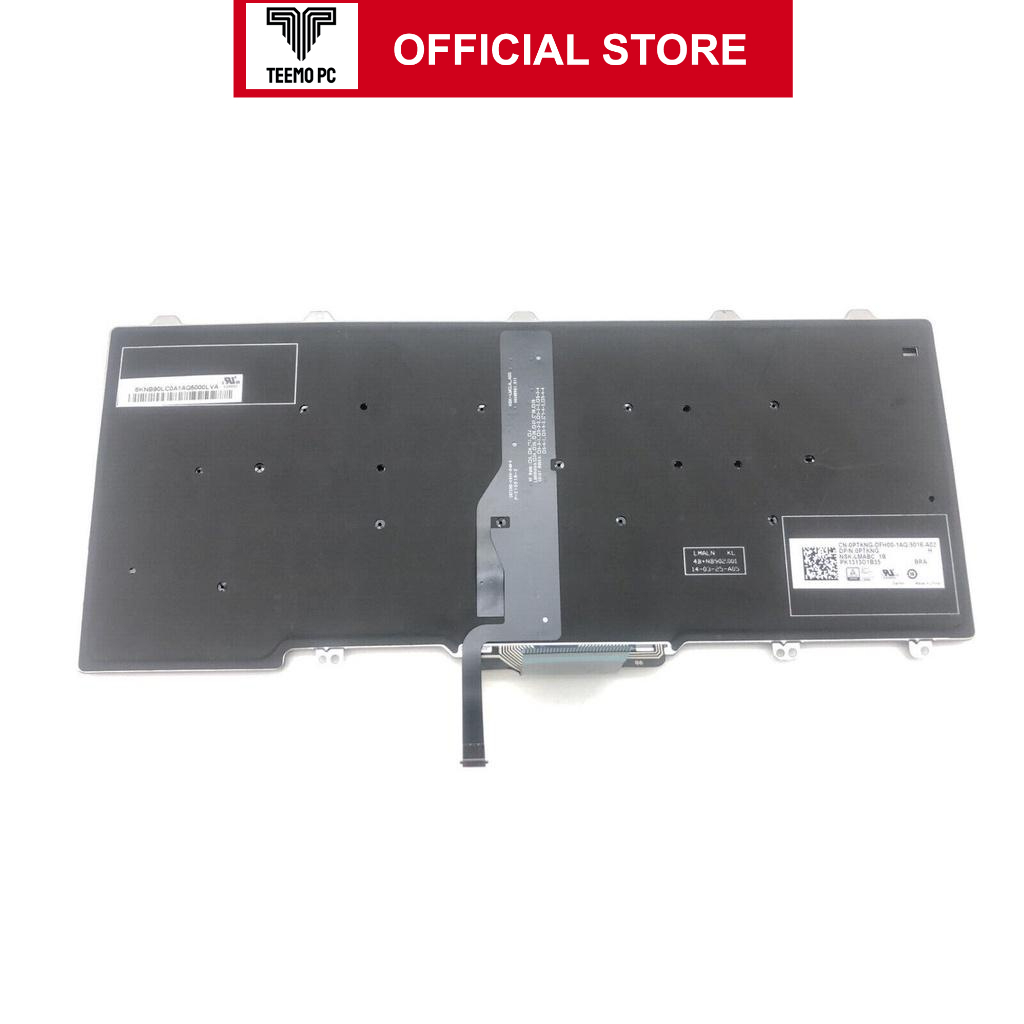 Bàn Phím Cho Laptop Dell Latitude E5250 5250 E7250 7250 E5270 - Hàng Zin New Seal TEEMO PC KEY176