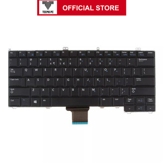 Bàn phím cho laptop dell latitude 12 e7240 e7440 latitude 12 14 7000 e7420 e7240 e7440 - có đèn led teemo pc key599