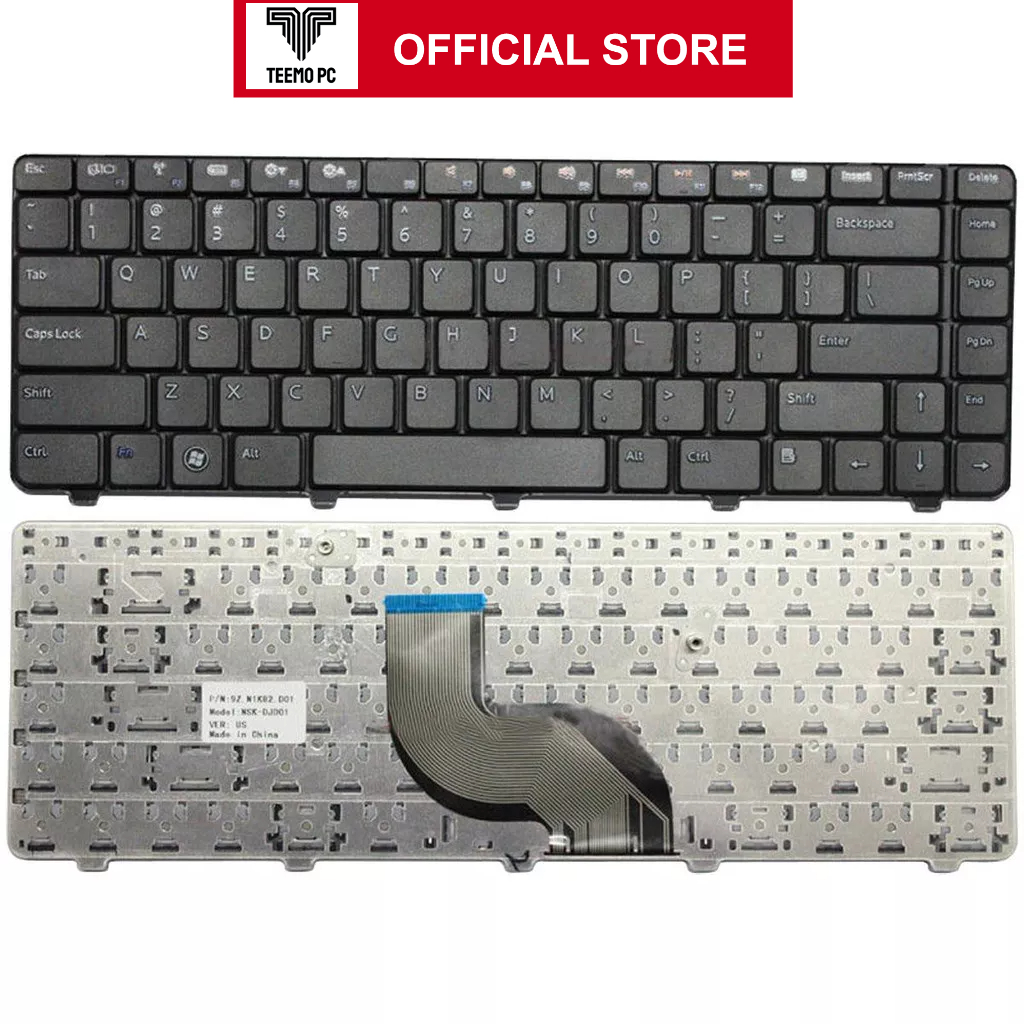 Bàn Phím Cho Laptop Dell Inspiron N4030 N4020 N4010 N5030 M5030 R14 14V 3010 - Hàng Zin New Seal TEEMO PC KEY1414