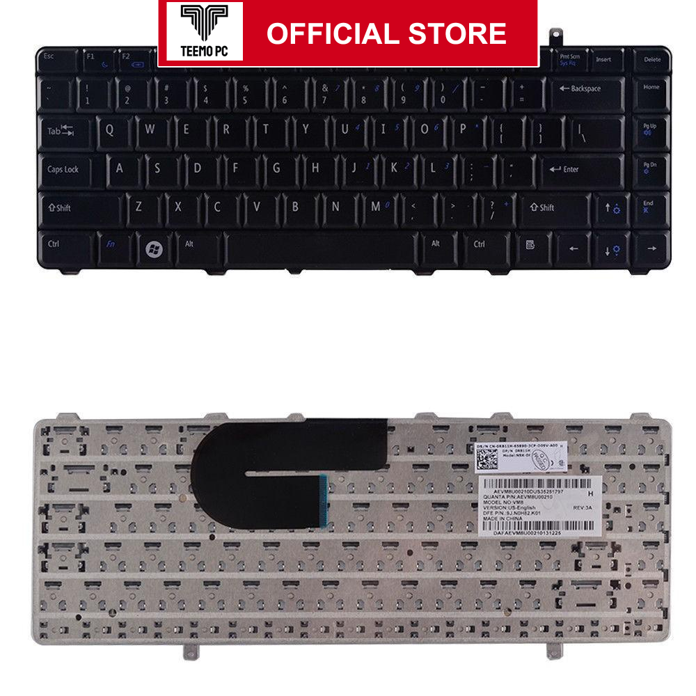 Bàn Phím Cho Laptop Dell A840 Vostro A840 A860 1088 1014 1015 Pp37L Pp38L - Hàng Zin New Seal TEEMO PC KEY308