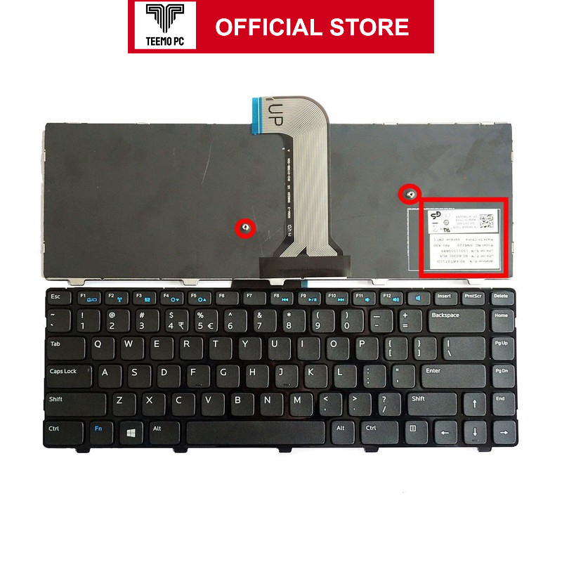 Bàn Phím Cho Laptop Dell Inspiron 5435 5437 3437 5523 3440 M431R Latitude 3440 - Hàng Zin New Seal TEEMO PC KEY1079