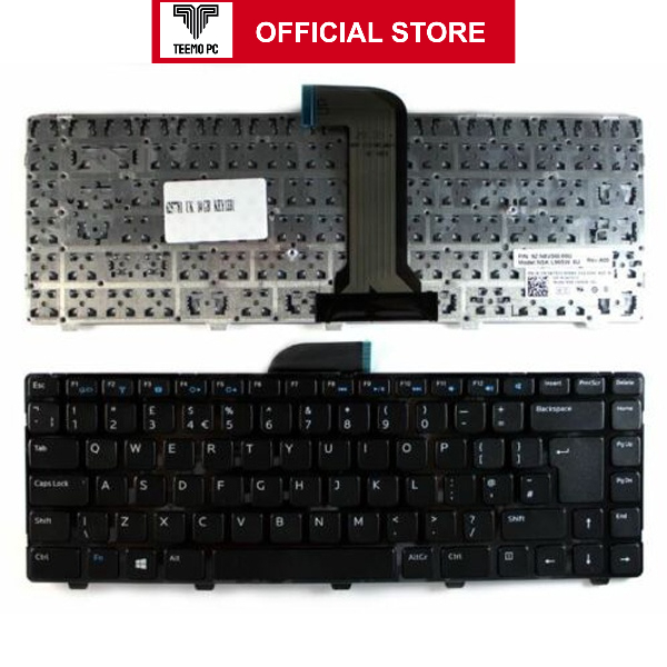 Bàn Phím Cho Laptop Dell 3421 3437 5421 5437 Vostro 2421 3421 Latitude 3440 - Hàng Zin New Seal TEEMO PC KEY1148