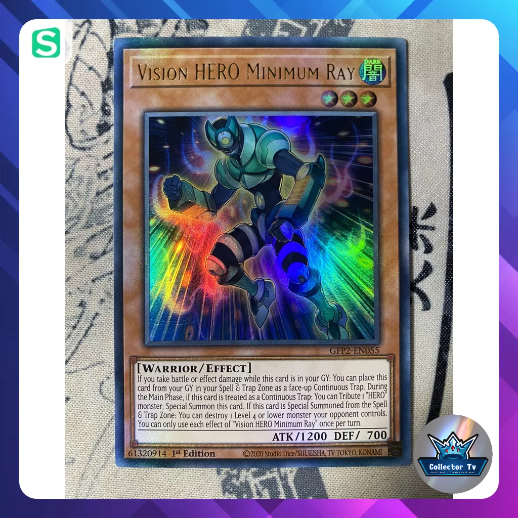 Thẻ bài YugiOh! (UK) - GFP2-EN055 Vision HERO Minimum Ray