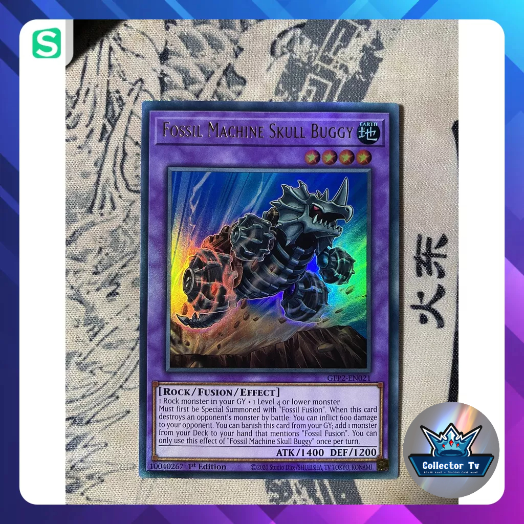 Thẻ bài YugiOh! (UK) - GFP2-EN021 Fossil Machine Skull Buggy