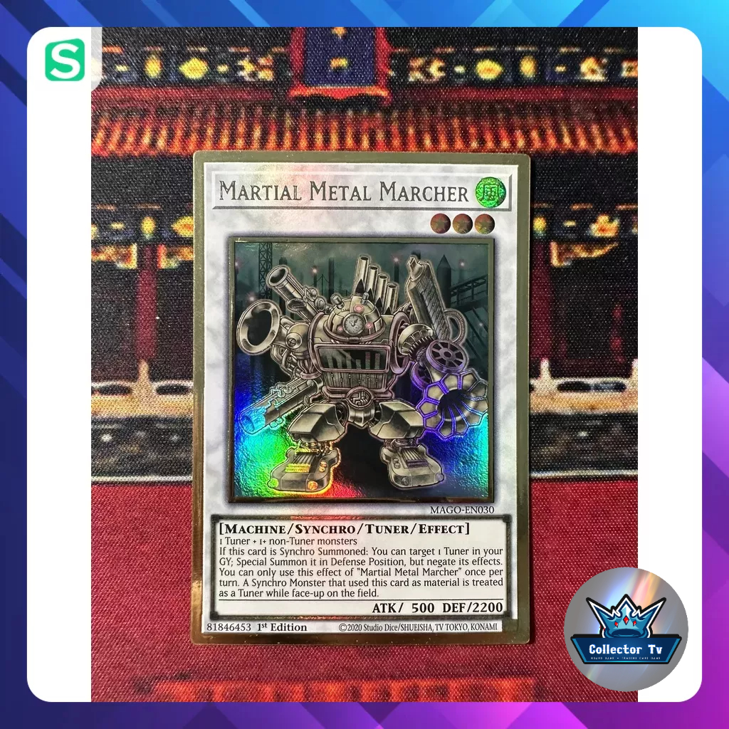 Thẻ bài YugiOh! (UK) - - MAGO-EN030; Martial Metal Marcher; Premium Gold Rare