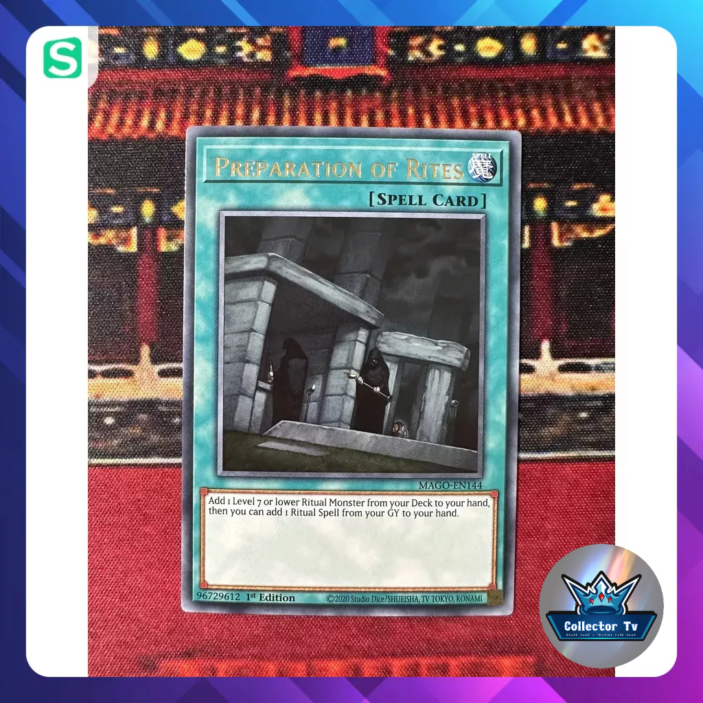 Thẻ bài YugiOh! (UK) - - MAGO-EN144; Preparation of Rites; Rare