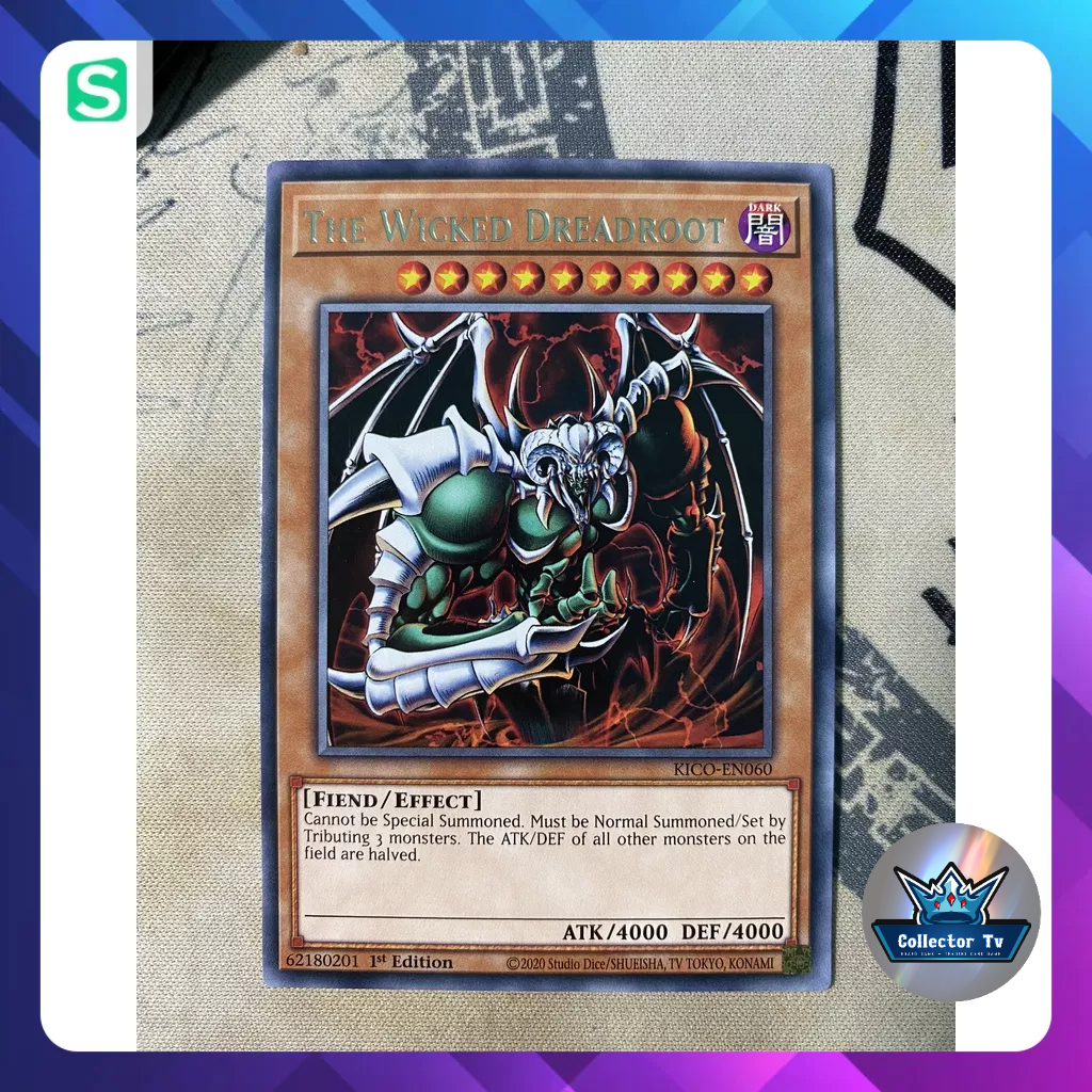 Thẻ bài YugiOh! (UK) - KICO-EN060 - The Wicked Dreadroot - Rare