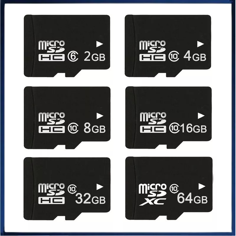 Thẻ nhớ MicroSD Class 10 Tốc độ cao (Đen) 2GB/4GB/8GB/16GB/32GB/64GB