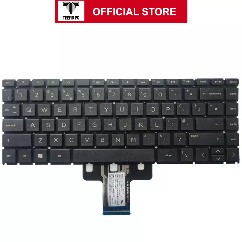 Bàn Phím Cho Laptop Hp 340S G7 Gen 10Th Sx: 2021 - Hàng Zin New Seal TEEMO PC KEY1304