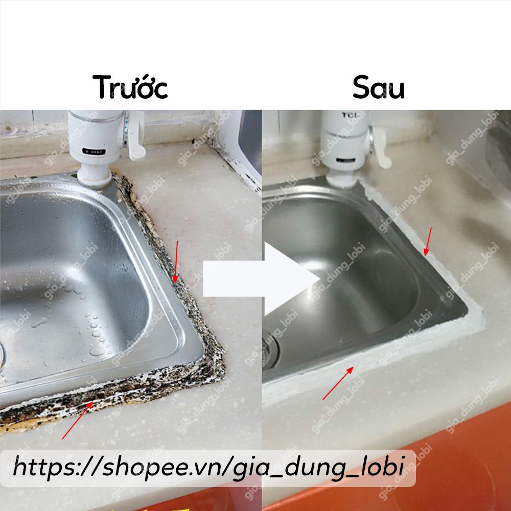 Chai tẩy mốc Mold Cleaner chất tẩy đa năng làm sạch nấm mốc vòi nước inox cao su, vệ sinh gioăng máy giặt