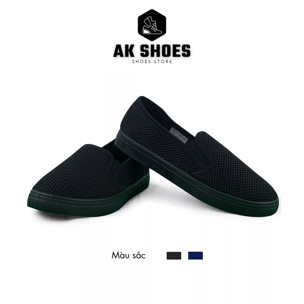 Giày Lười Nữ Vintage, Giày Slip On Nữ Tăng Chiều Cao Đế Mát Xa Chân, Thấm Hút Khử Mùi Hôi Chân Cực Tốt 695