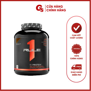 Sữa tăng cơ Rule1 R1 Protein 5.03 Lbs (2,288 kg) nhập khẩu Mỹ, phân phối Gymstore phục hồi phát triển cơ bắp