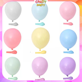 Set 10 Bóng Màu Pastel Trang Trí Tiệc Tùng Sinh Nhật 10Inch Nhiều Màu BB6