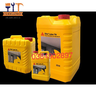 Sika latex th | phụ gia chống thấm cho vữa và hồ dầu kết nối 2lit- 5lit