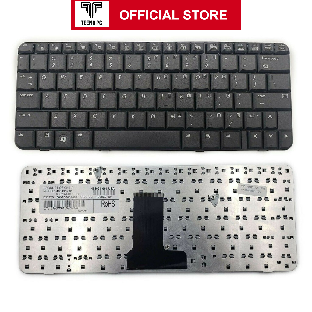 Bàn Phím Cho Laptop Hp Cq20 Compaq Presario Cq20 2230 2230S - Hàng Zin New Seal TEEMO PC KEY1114