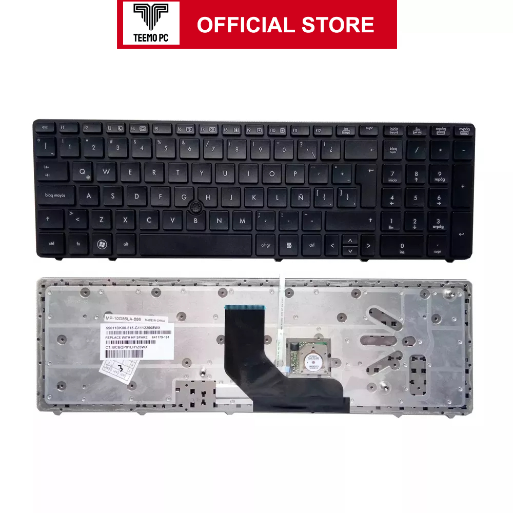 Bàn Phím Cho Laptop Hp 8730 Elite book 8730 8730W - Hàng New Seal T TEEMO PC KEY1365