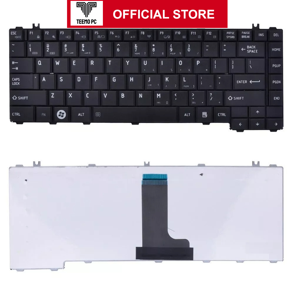 Bàn Phím Cho Laptop Toshiba Satellite C600 C605 - Hàng Zin New Seal TEEMO PC KEY1424