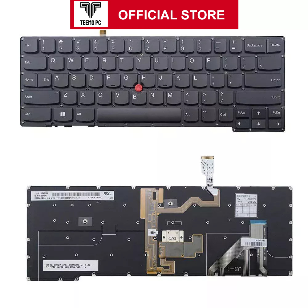 Bàn Phím Cho Laptop Lenovo X1 Carbon Gen 2 Tốt Có Chuột - Hàng Zin New Seal TEEMO PC KEY151
