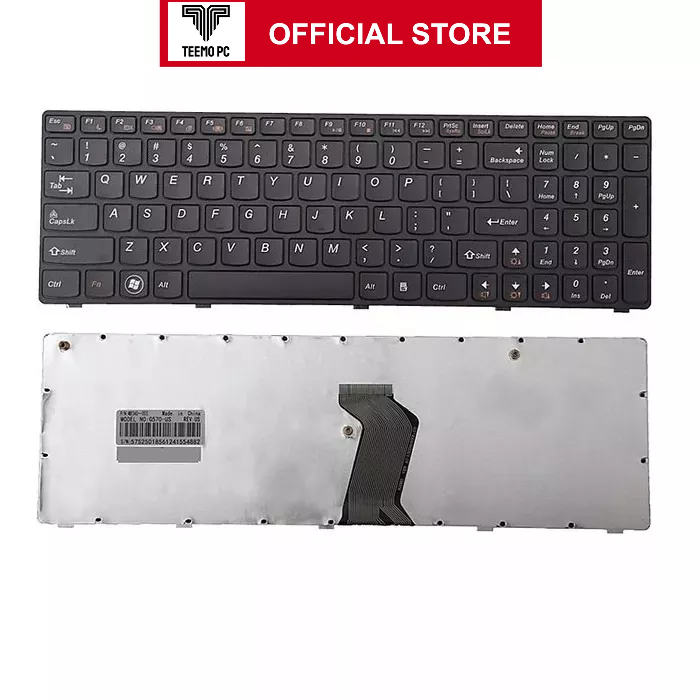 Bàn Phím Cho Laptop Lenovo - Laptop Lenovo Ideapad N581 - Hàng New Seal TEEMO PC KEY769