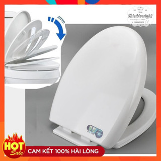 Nắp bàn cầu rơi êm cho Viglacera - Nắp bệt bồn cầu đóng êm tự động, không ồn