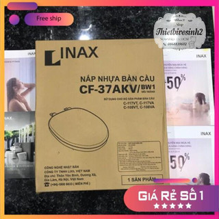 Nắp bàn cầu inax 117 ,108, nắp bàn cầu 2 khối chính hãng inax