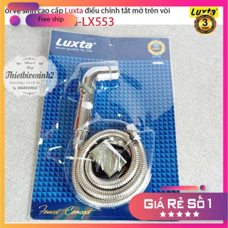 Vòi xịt vệ sinh,xịt bồn cầu Luxta L5111 Korea chỉnh áp lực nước,Vòi xịt nhà tắm cao cấp bảo hành chính hãng
