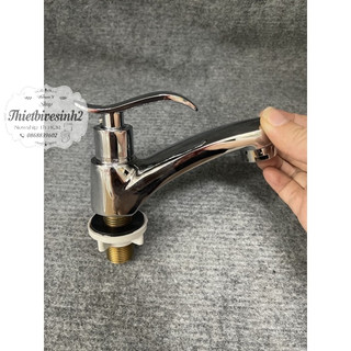 Vòi lavabo rửa mặt đường nước lạnh Inax Việt Nam đồng thau cao cấp