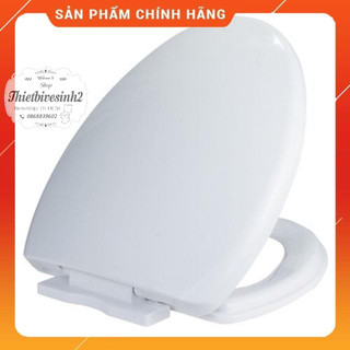 Nắp bồn cầu VIGLACERA đậy siêu êm thay thế bồn cầu V39,V37,C0504,BL5 bảo hành 3 năm