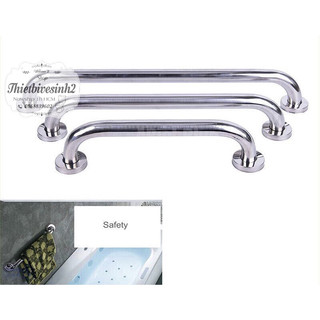Tay vịn nhà tắm chống trơn trượt , tay cầm an toàn người già trẻ em inox 304 sáng bóng phi 22
