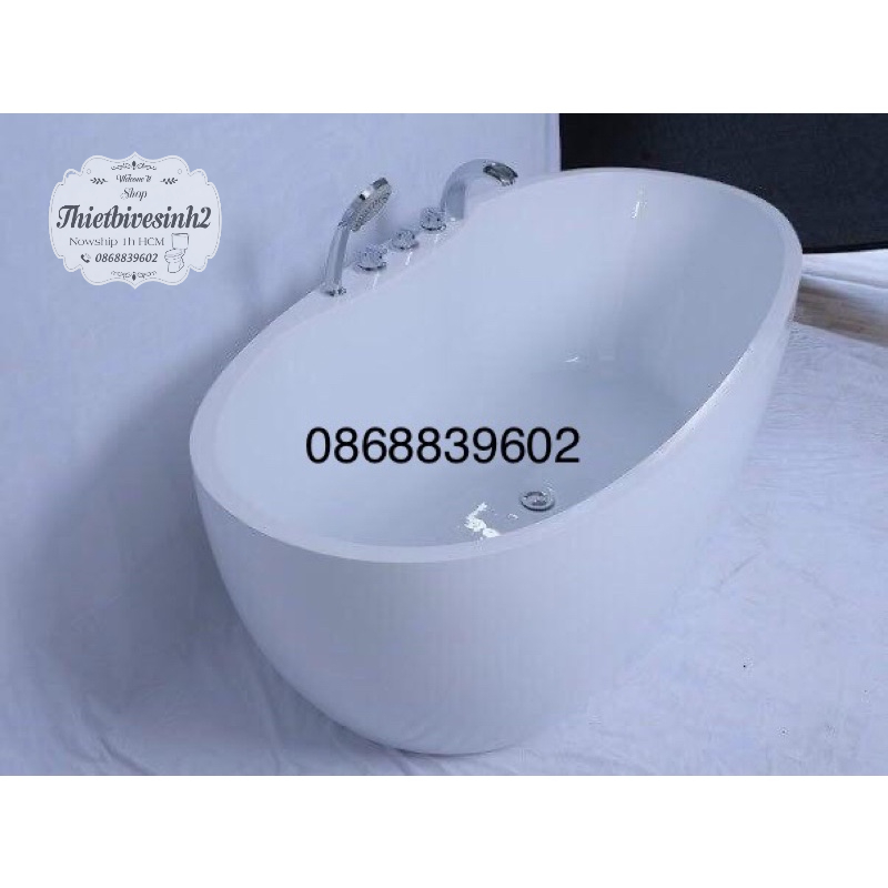 Bồn tắm nằm kèm van vòi tắm 1700x800 sử dụng 4 mặt sang trọng