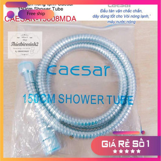 Dây sen Caesar 1.5m, dây vòi tắm hoa sen- dây vòi xịt vệ sinh 1.5m, dây sen chống xoắn Caesar