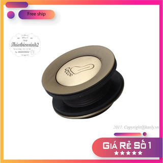 ĐẦU XẢ NHẤN,ĐẠP BỒN TẮM NẰM ĐỨNG BẰNG ĐỒNG 100% KANLY GCX00 CHÍNH HÃNG
