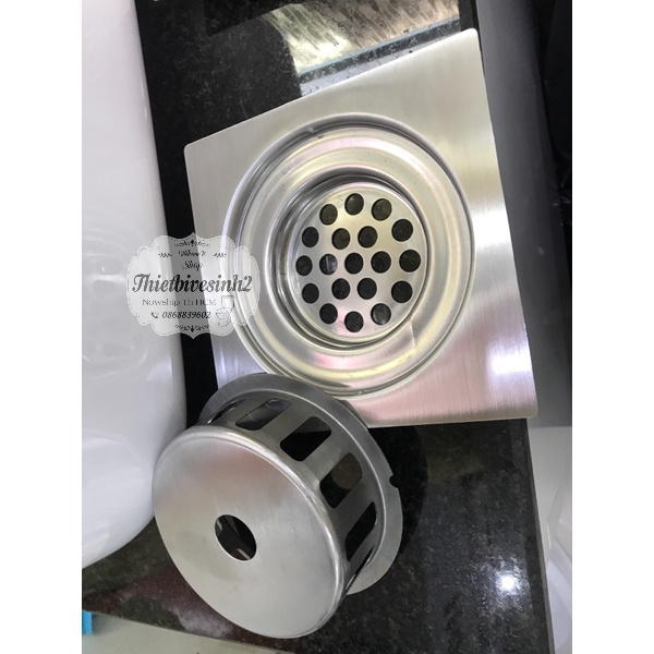 Phễu cầu chặn rác sân thượng, thoát nước mưa sân thượng ban công inox 304 cao cấp