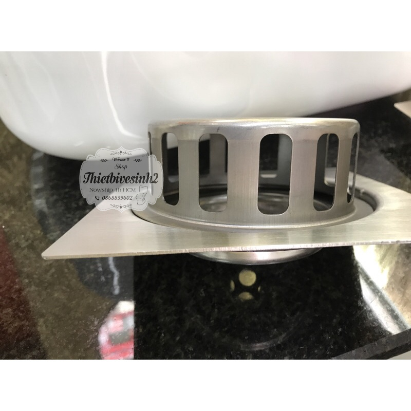 Phễu cầu chặn rác sân thượng, thoát nước mưa sân thượng ban công inox 304 cao cấp